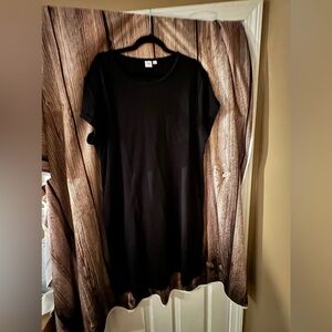 GAP Women's black Pocket T-Shirt Casual Dress XXL,NWT.